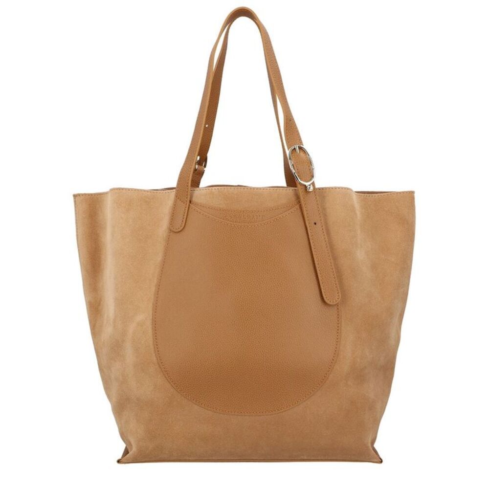 Longchamp Complice Xl Leather Tote, Brown - Picture 6 of 6